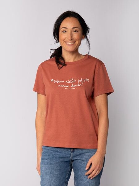 watapparel T-Shirt Frauen Wenn nicht jetzt wann dann von watapparel