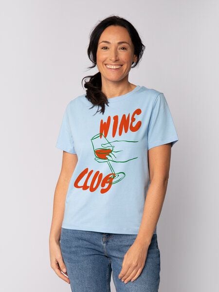 watapparel T-Shirt Frauen Wine Club watapparel T-Shirt Frauen Wine Club von watapparel