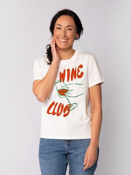 watapparel T-Shirt Frauen Wine Club von watapparel