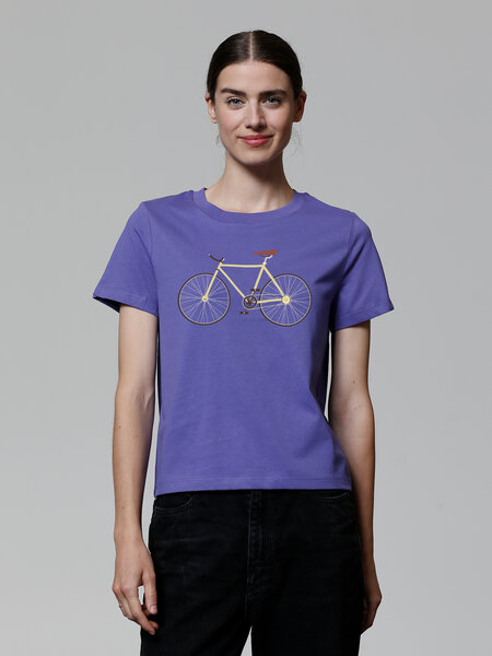 watapparel T-Shirt Frauen Yellow Bike von watapparel