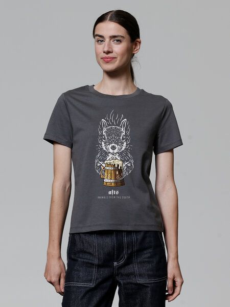 watapparel T-Shirt Frauen [#afts] Eichhörnchen von watapparel