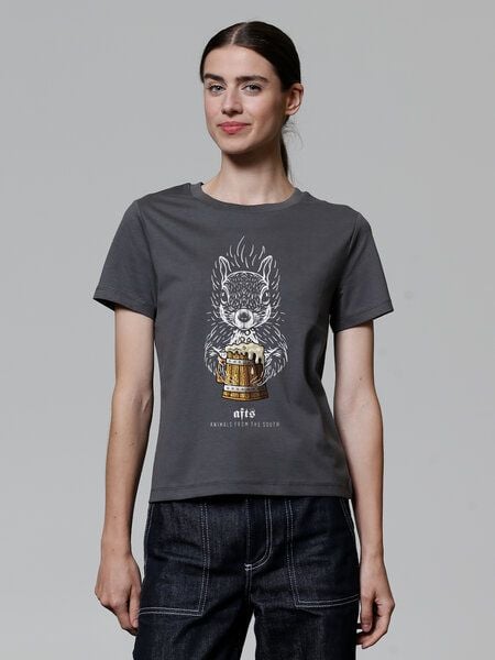 watapparel T-Shirt Frauen [#afts] Eichhörnchen von watapparel