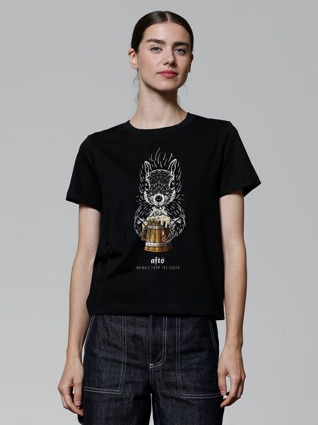 watapparel T-Shirt Frauen [#afts] Eichhörnchen von watapparel