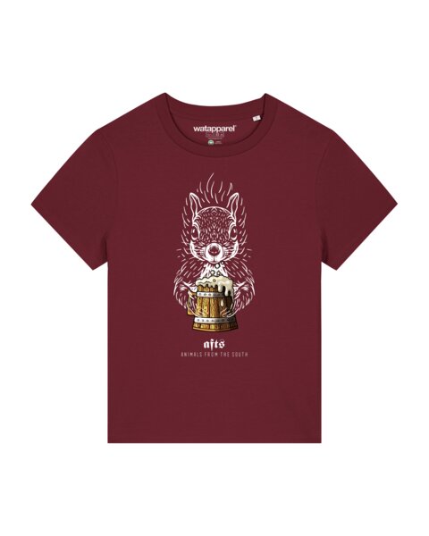 watapparel T-Shirt Frauen [#afts] Eichhörnchen von watapparel