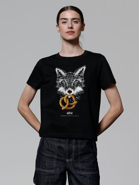 watapparel T-Shirt Frauen [#afts] Fuchs von watapparel