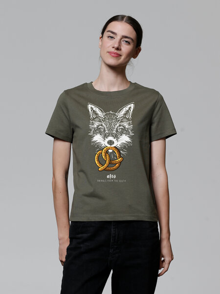 watapparel T-Shirt Frauen [#afts] Fuchs von watapparel