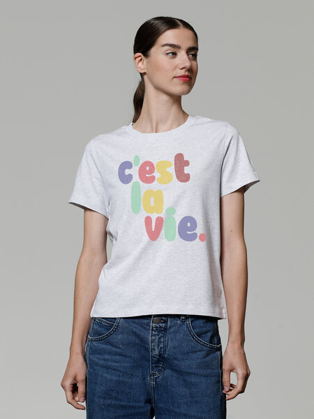 watapparel T-Shirt Frauen c'est la vie von watapparel