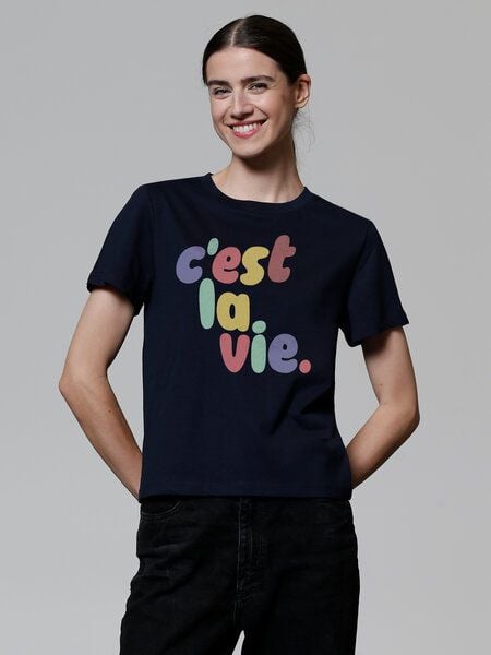 watapparel T-Shirt Frauen c'est la vie von watapparel