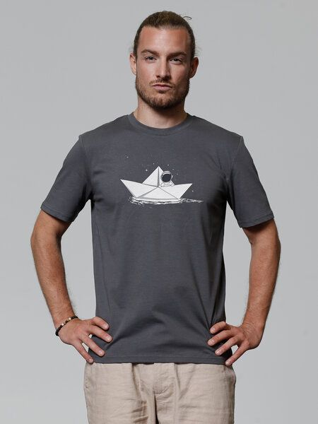 watapparel T-Shirt Astronaut in paper boat von watapparel