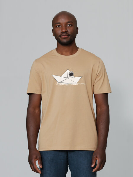 watapparel T-Shirt Unisex Astronaut in paper boat von watapparel