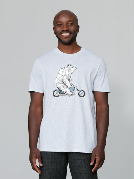 watapparel T-Shirt Unisex Bär auf Bike von watapparel