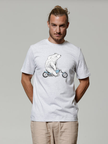 watapparel T-Shirt Unisex Bär auf Bike von watapparel