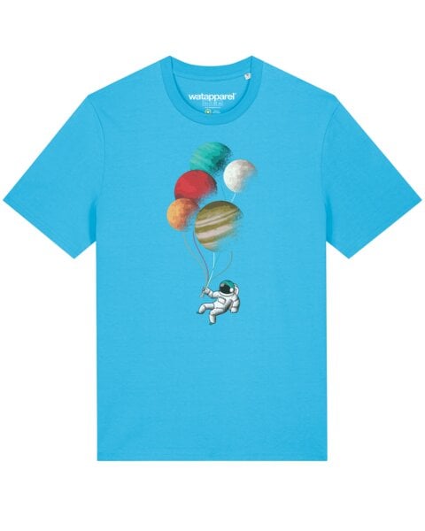watapparel T-Shirt Unisex Balloon Spaceman von watapparel