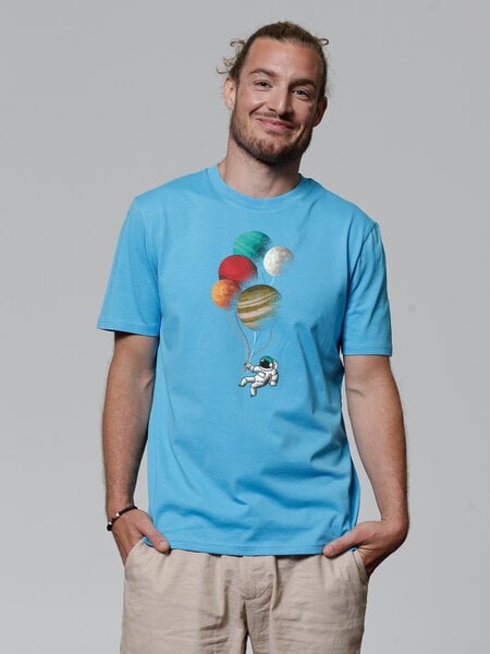 watapparel T-Shirt Unisex Balloon Spaceman von watapparel