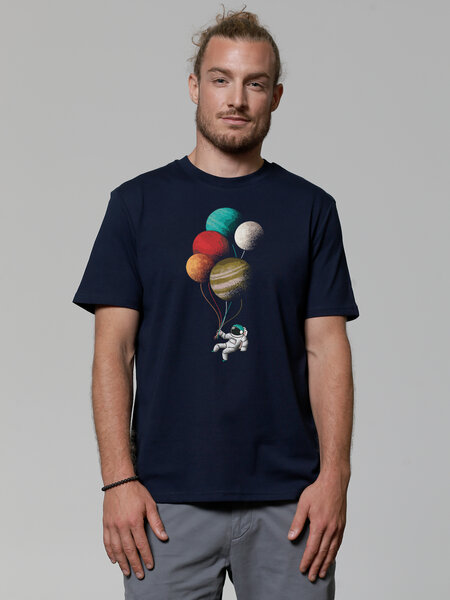 watapparel T-Shirt Unisex Balloon Spaceman von watapparel