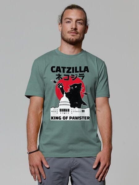 watapparel T-Shirt Unisex Catzilla von watapparel