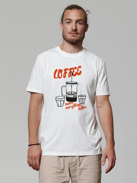 watapparel T-Shirt Unisex Coffee makes everything better von watapparel