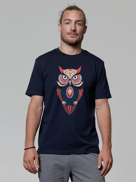 watapparel T-Shirt Unisex Colorful Owl watapparel T-Shirt Unisex Colorful Owl von watapparel