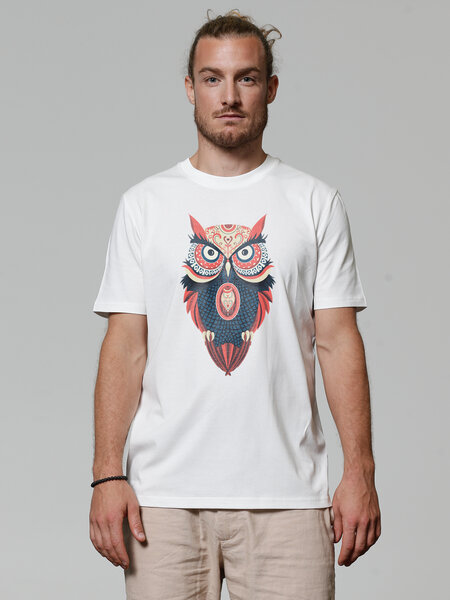 watapparel T-Shirt Unisex Colorful Owl von watapparel