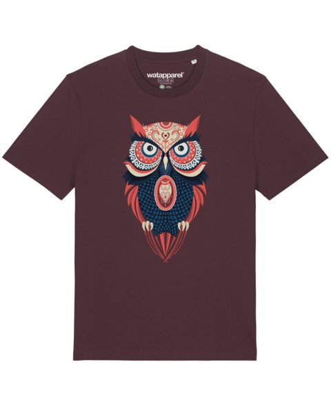 watapparel T-Shirt Unisex Colorful Owl von watapparel