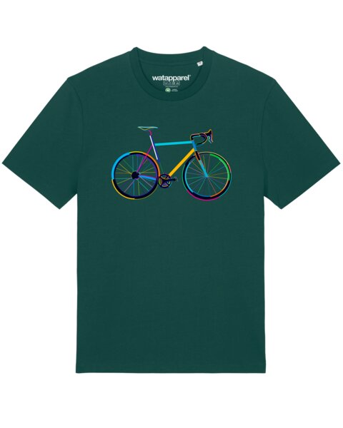 watapparel T-Shirt Unisex Fahrrad by night von watapparel