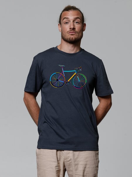 watapparel T-Shirt Unisex Fahrrad by night von watapparel