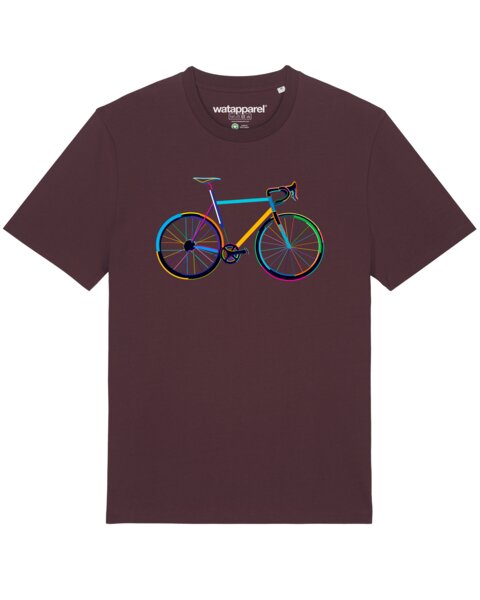 watapparel T-Shirt Unisex Fahrrad by night von watapparel