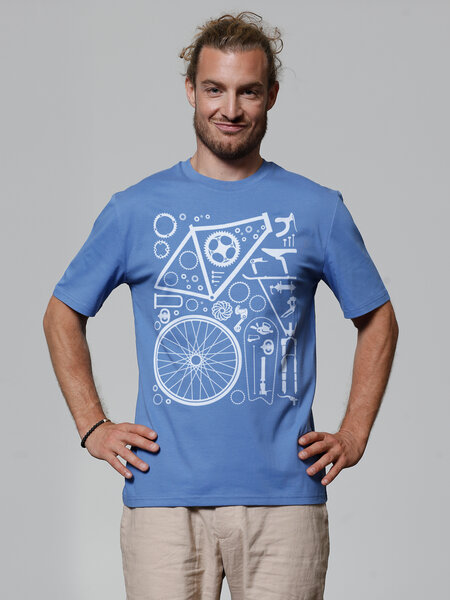 watapparel T-Shirt Unisex Fahrradteile von watapparel