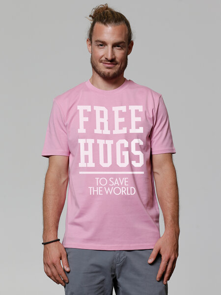 watapparel T-Shirt Unisex Free hugs to save the world von watapparel