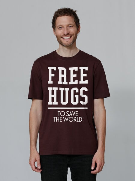 watapparel T-Shirt Unisex Free hugs to save the world von watapparel