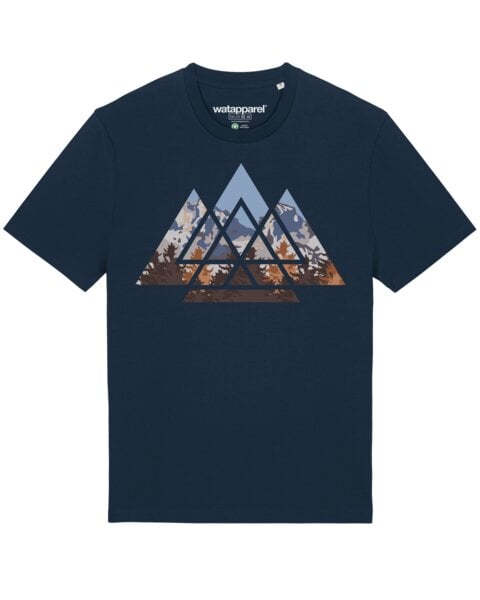 watapparel T-Shirt Unisex Geometric Landscape von watapparel