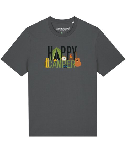 watapparel T-Shirt Unisex Happy Camper von watapparel