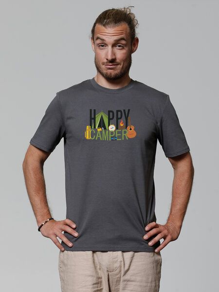 watapparel T-Shirt Unisex Happy Camper von watapparel