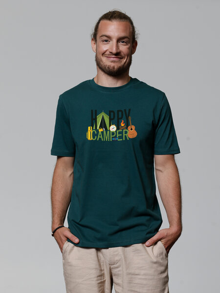 watapparel T-Shirt Unisex Happy Camper von watapparel