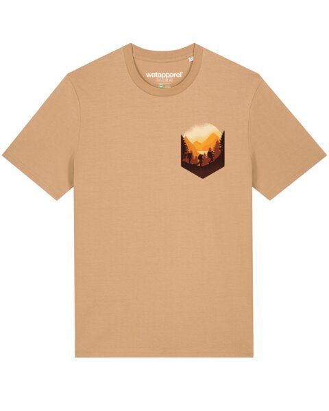 watapparel T-Shirt Unisex Hiking in the mountains von watapparel