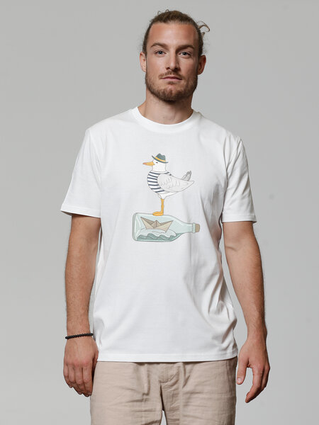 watapparel T-Shirt Unisex Möwe mit Hut von watapparel