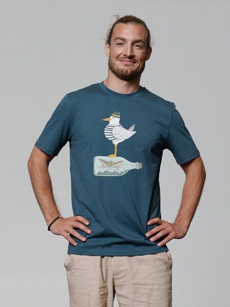 watapparel T-Shirt Unisex Möwe mit Hut von watapparel