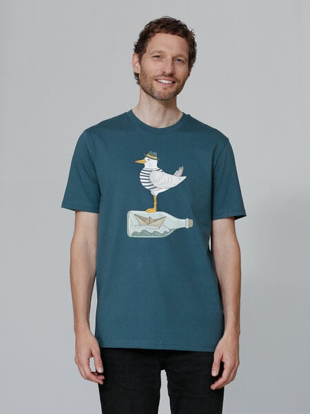 watapparel T-Shirt Unisex Möwe mit Hut von watapparel