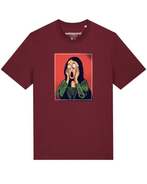 watapparel T-Shirt Unisex Mona Lisa Scream von watapparel