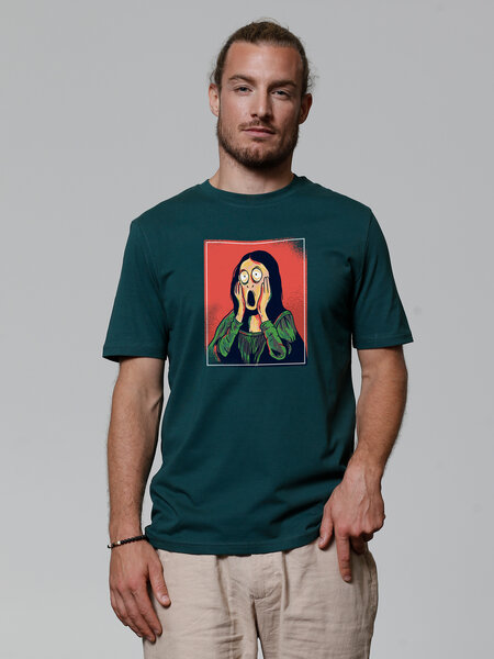 watapparel T-Shirt Unisex Mona Lisa Scream von watapparel