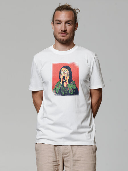 watapparel T-Shirt Unisex Mona Lisa Scream von watapparel