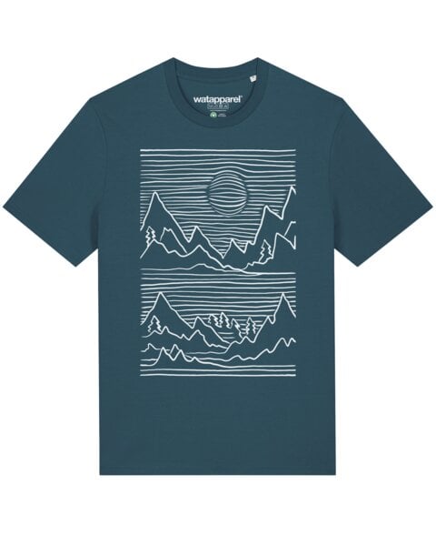 watapparel T-Shirt Unisex Mountains von watapparel