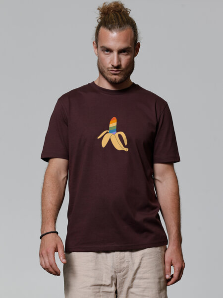 watapparel T-Shirt Unisex Rainbow Banana von watapparel