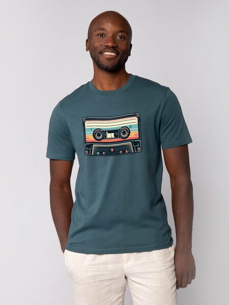 watapparel T-Shirt Unisex Retro Kassette von watapparel