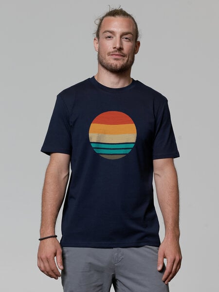 watapparel T-Shirt Unisex Retro Sunset Ocean von watapparel