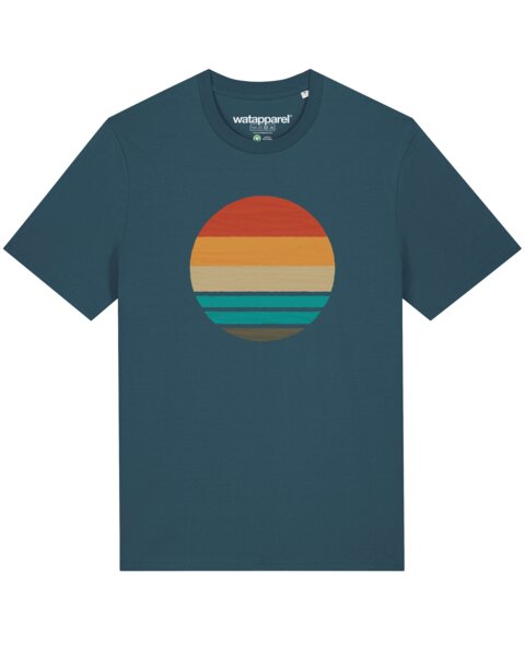 watapparel T-Shirt Unisex Retro Sunset Ocean von watapparel