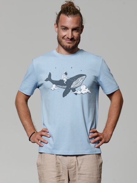watapparel T-Shirt Unisex Spacewhale von watapparel