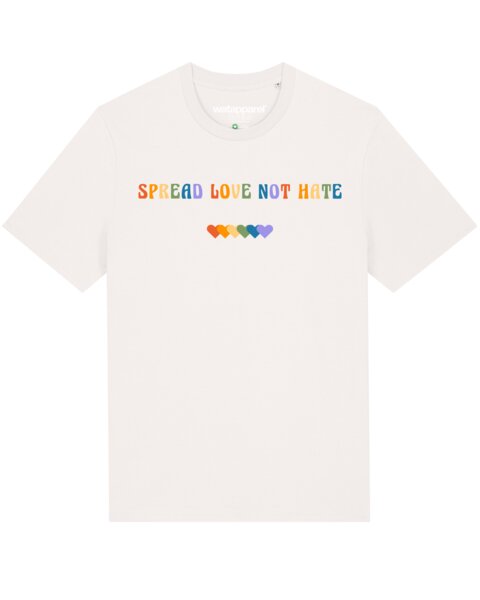 watapparel T-Shirt Unisex Spread Love not Hate von watapparel