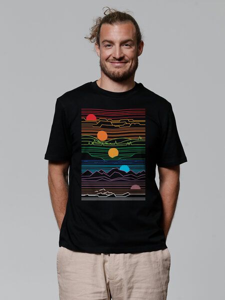 watapparel T-Shirt Unisex Sun And Moon von watapparel