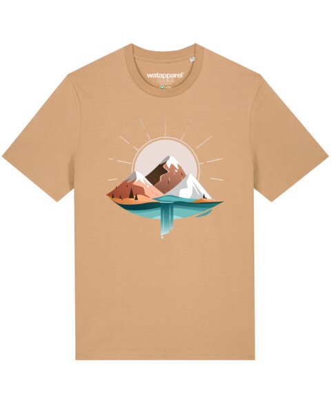 watapparel T-Shirt Unisex Sunrise & Lake von watapparel